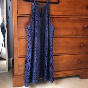 Beautiful blue mini dress